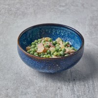 Aqua Blue Terra Porcelain Belly Bowl 